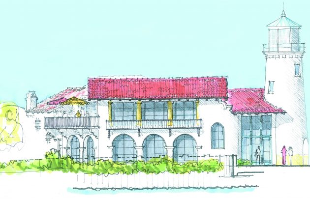 Photo to accompany article Bluewater Grill to Sail into Iconic Lighthouse Building on Santa Barbara’s Waterfront