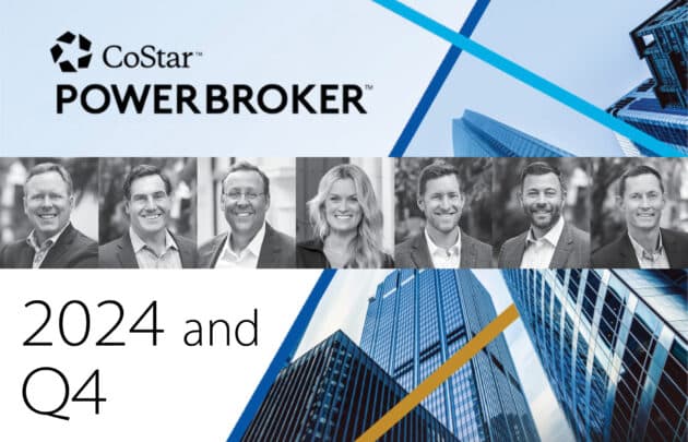 Photo to accompany article Hayes Commercial brokers sweep Costar Power Broker awards for 2024 and Q4