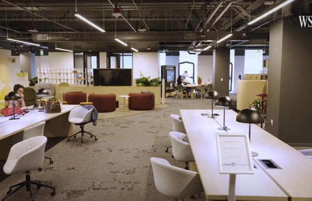 Photo to accompany article WSJ: U.S. Return-to-Office Rates Hit Pandemic High as More Employers Get Tougher